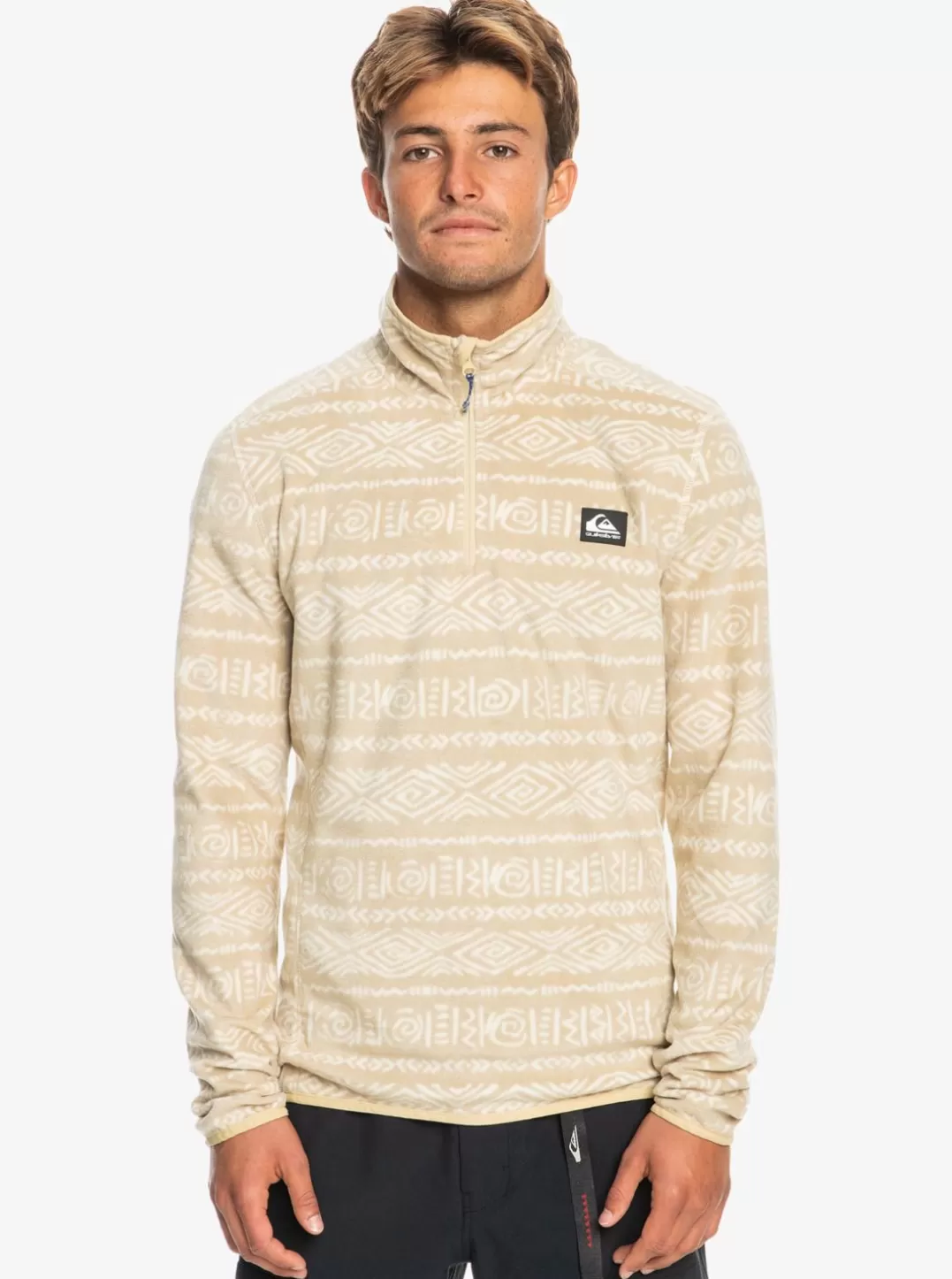 Online Aker - Camisola De Velo Com Fecho De Correr Na Gola Para Homem Homem Sweats