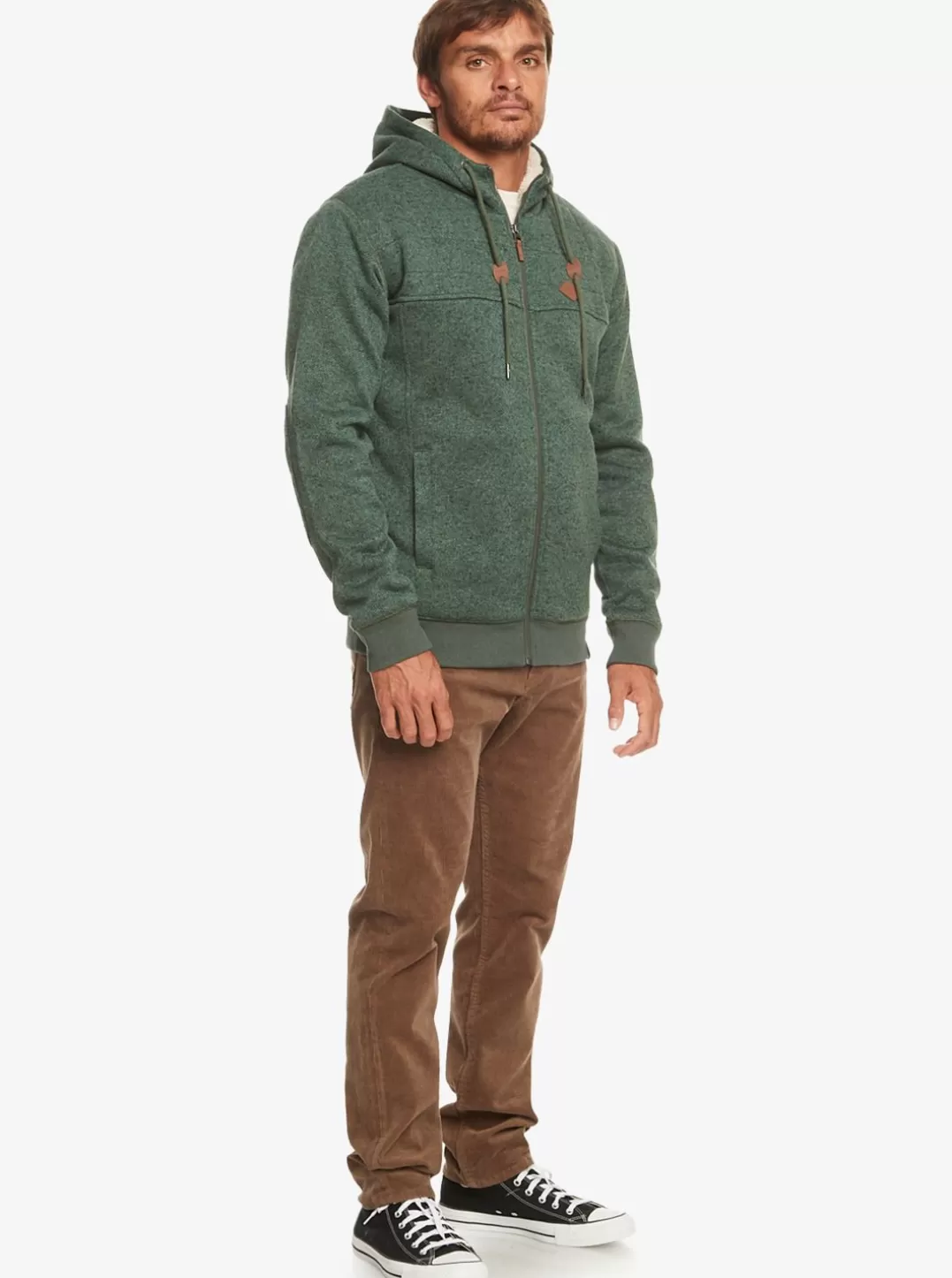 New Cypress Keller - Sweatshirt Com Capuz E Fecho De Correr Para Homem Homem Sweats