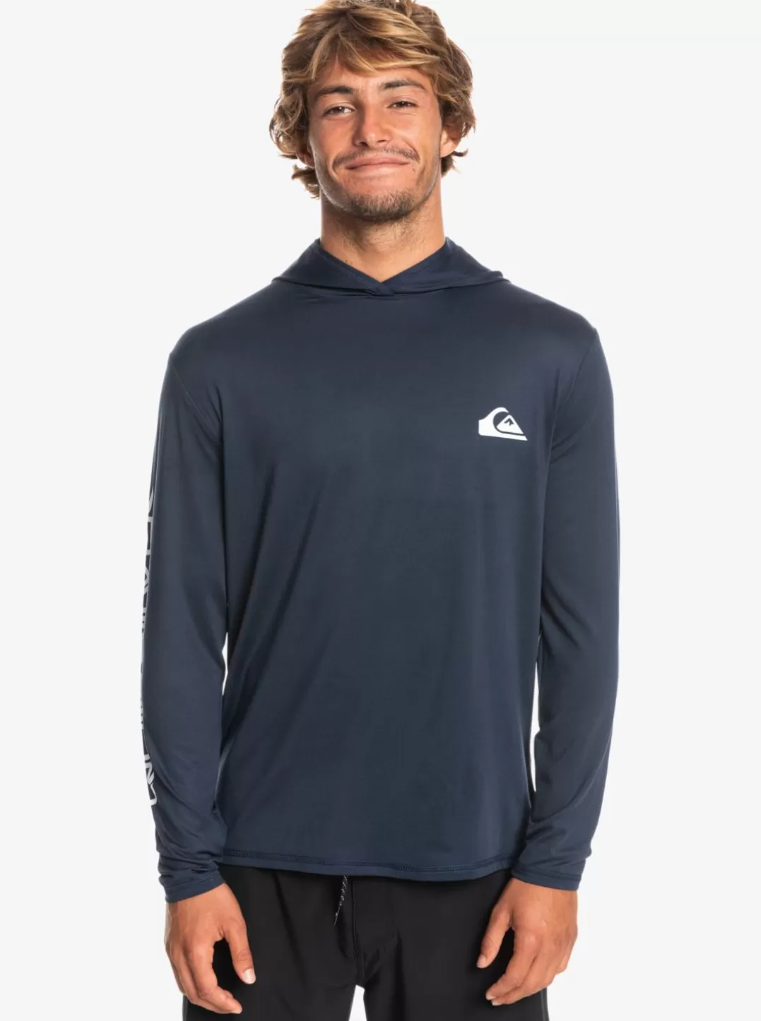 Fashion Omni Session - T-Shirt De Surf De Manga Comprida Para Homem Homem Rashguards (Licras)
